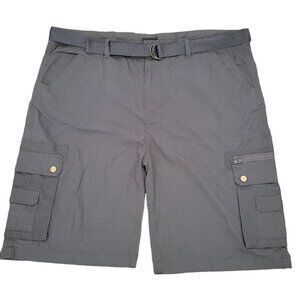 MEN'S Red Face Belted Cargo Shorts. Size 48. New With Tags $49